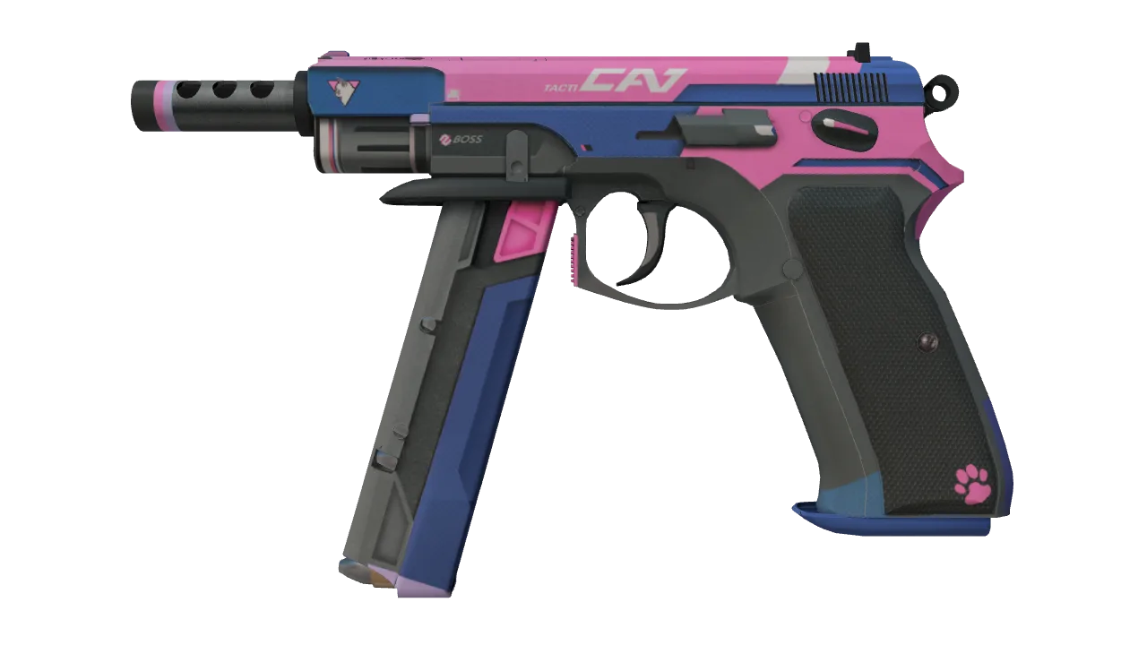 CZ75-Auto | Tacticat (Factory New) — Dust II light, front