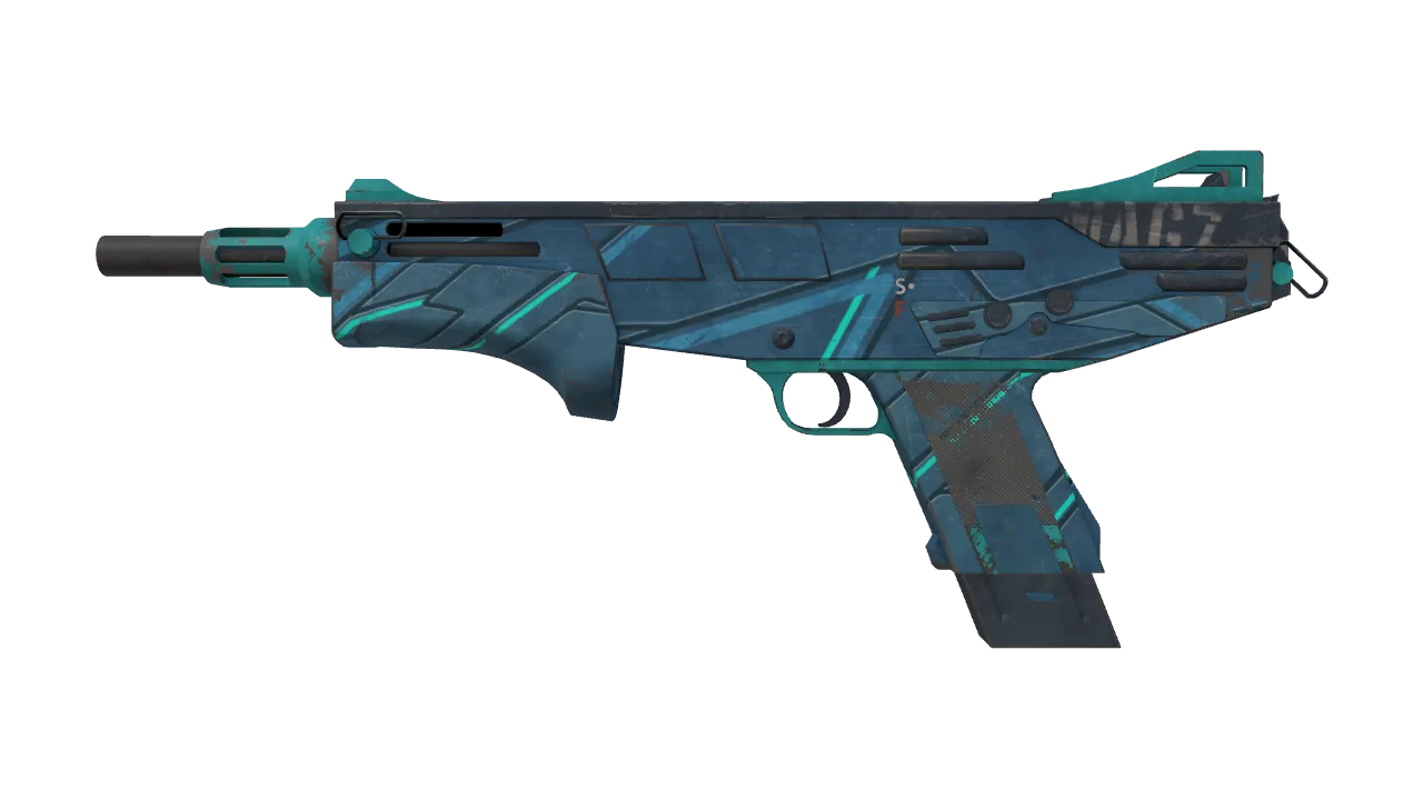 StatTrak™ MAG-7 | Cobalt Core (Minimal Wear) — Dust II light, front