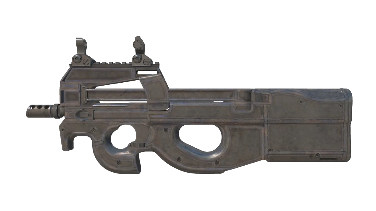 P90 | Straight Dimes (Field-Tested) — Dust II light, front