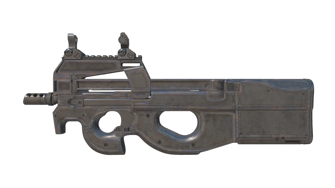 P90 | Straight Dimes (Minimal Wear) — Dust II light, front