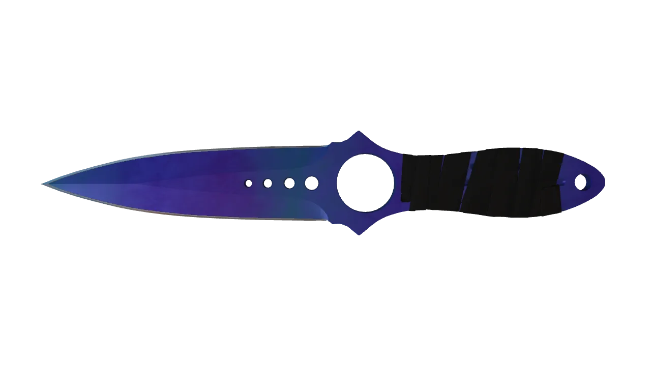 ★ Skeleton Knife | Doppler (Sapphire) (Factory New) — Dust II light, front