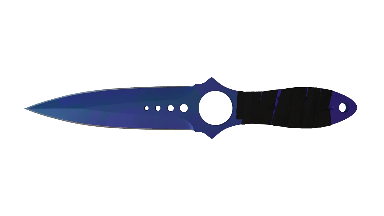 Skeleton Knife | Doppler (Sapphire) seed #101, front