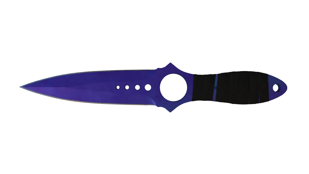 Skeleton Knife | Doppler (Sapphire) seed #107, back