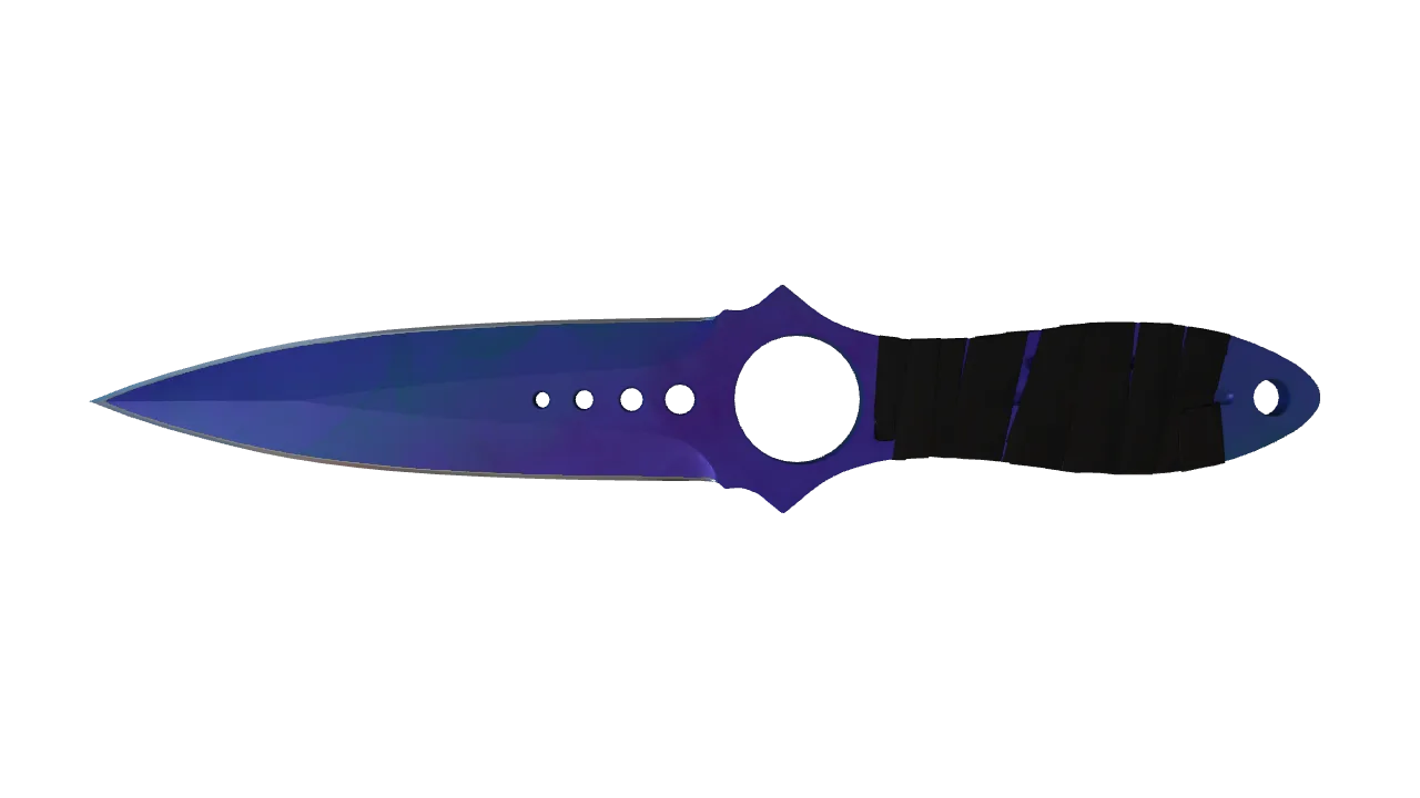 Skeleton Knife | Doppler (Sapphire) seed #11, front