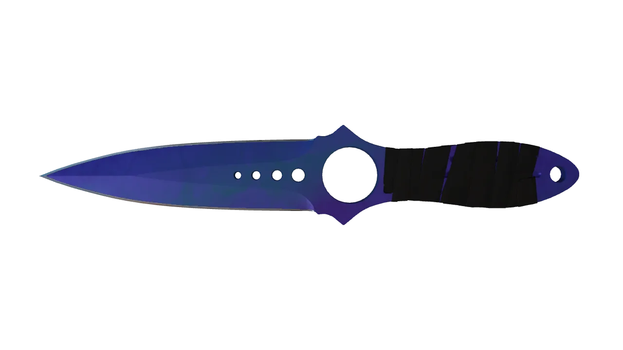 Skeleton Knife | Doppler (Sapphire) seed #150, front