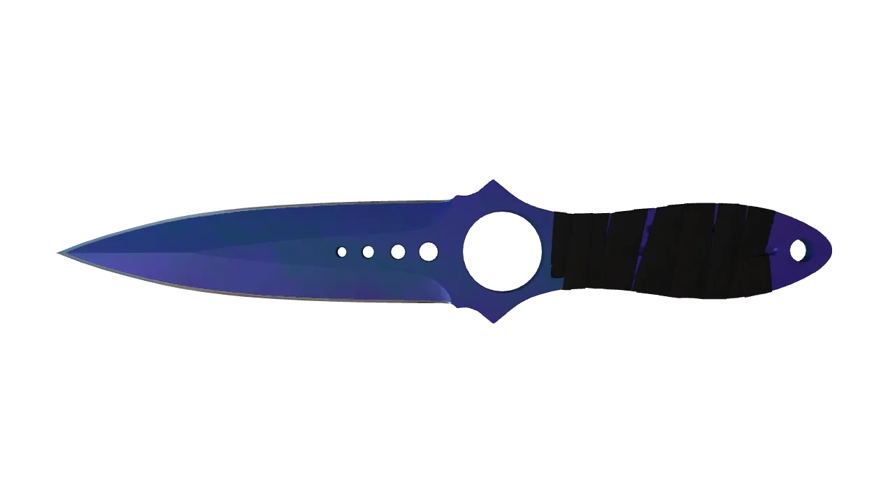 Skeleton Knife | Doppler (Sapphire) seed #152, front
