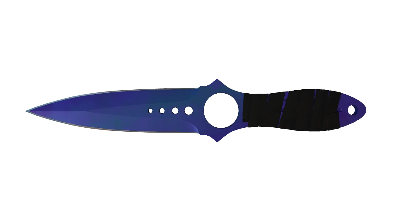 Skeleton Knife | Doppler (Sapphire) seed #159, front