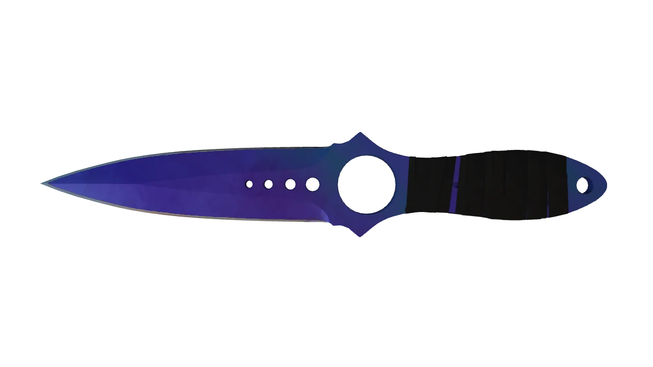 Skeleton Knife | Doppler (Sapphire) seed #165, back