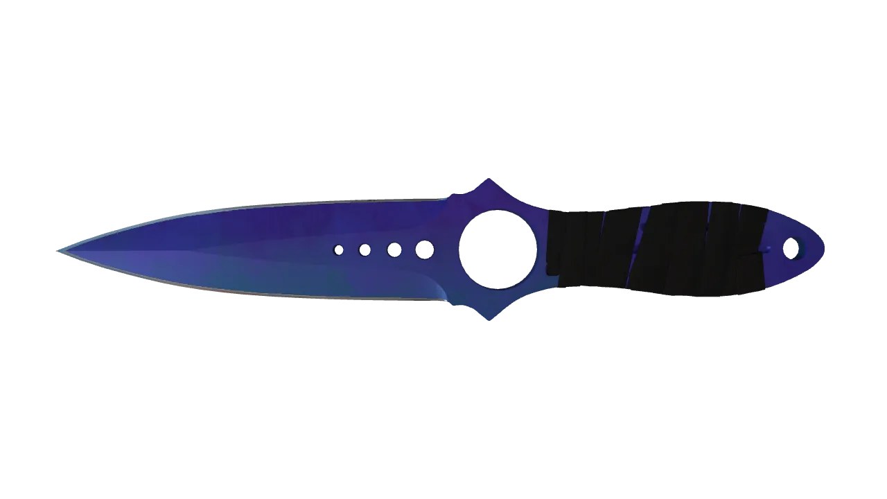 Skeleton Knife | Doppler (Sapphire) seed #180, front