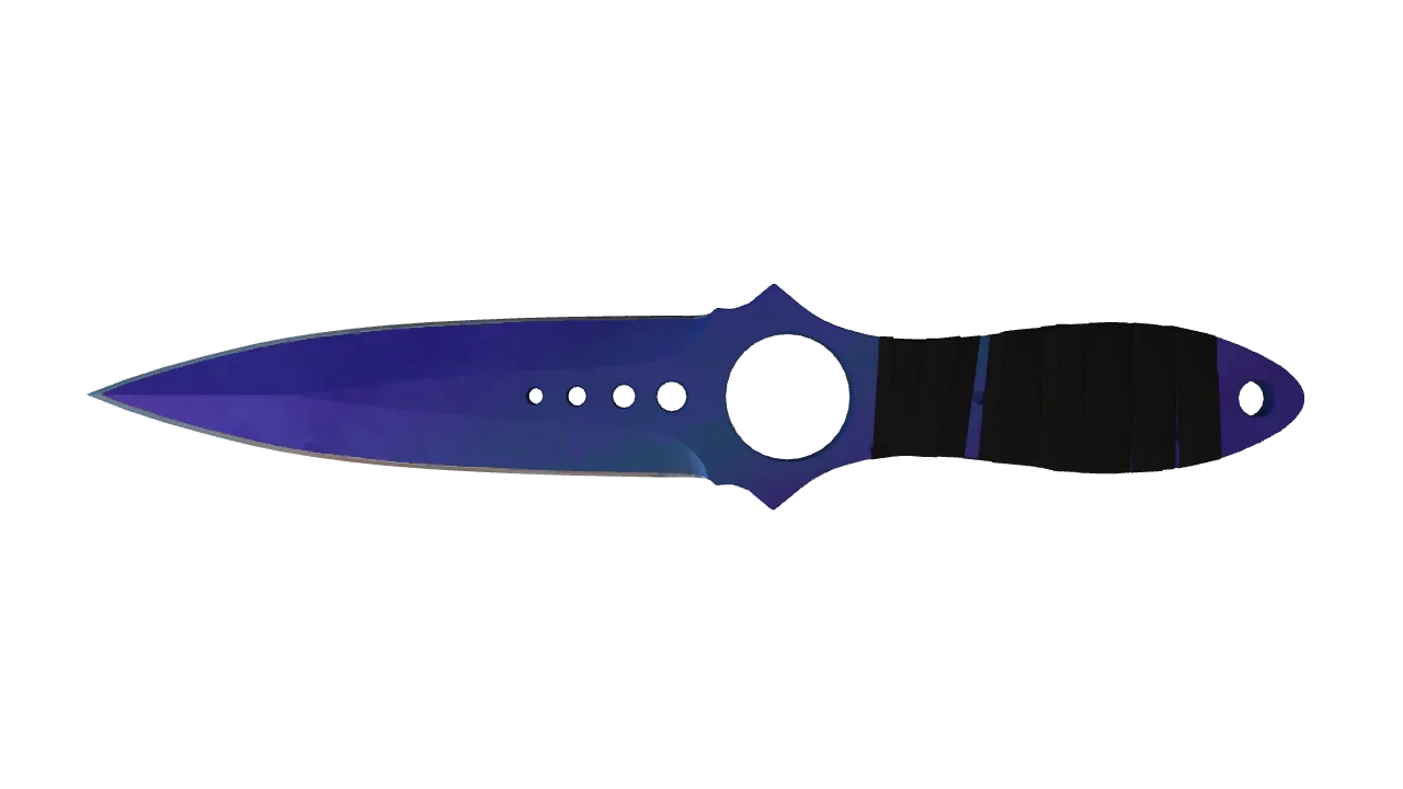 Skeleton Knife | Doppler (Sapphire) seed #236, back