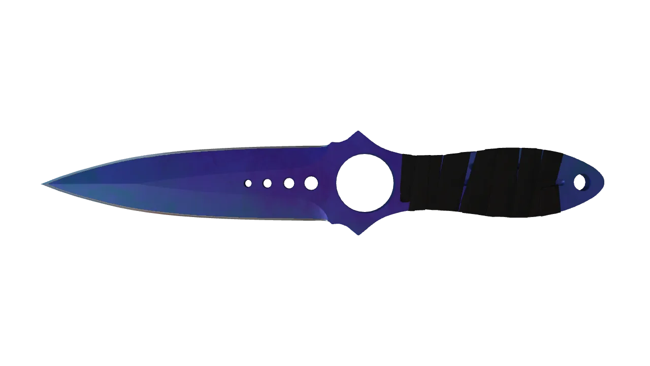 Skeleton Knife | Doppler (Sapphire) seed #239, front