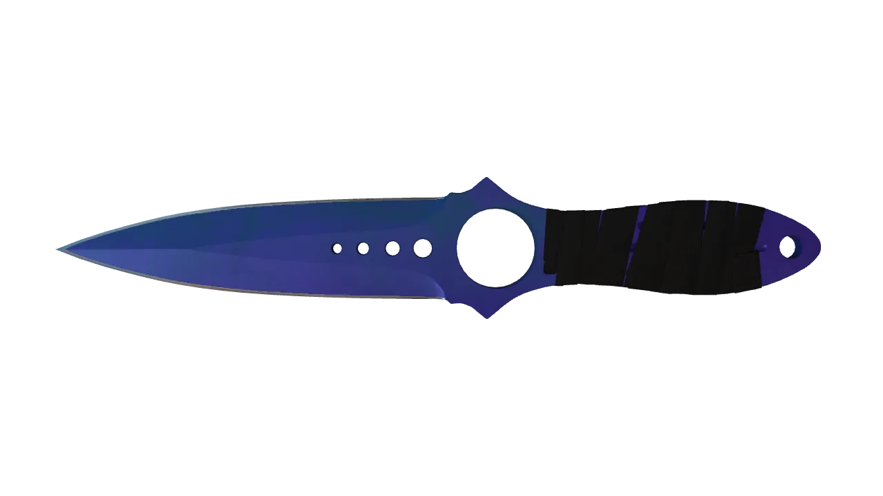 Skeleton Knife | Doppler (Sapphire) seed #261, front