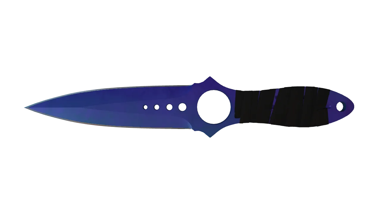 Skeleton Knife | Doppler (Sapphire) seed #281, front