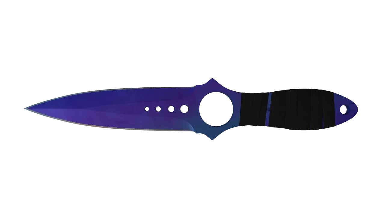 Skeleton Knife | Doppler (Sapphire) seed #306, back