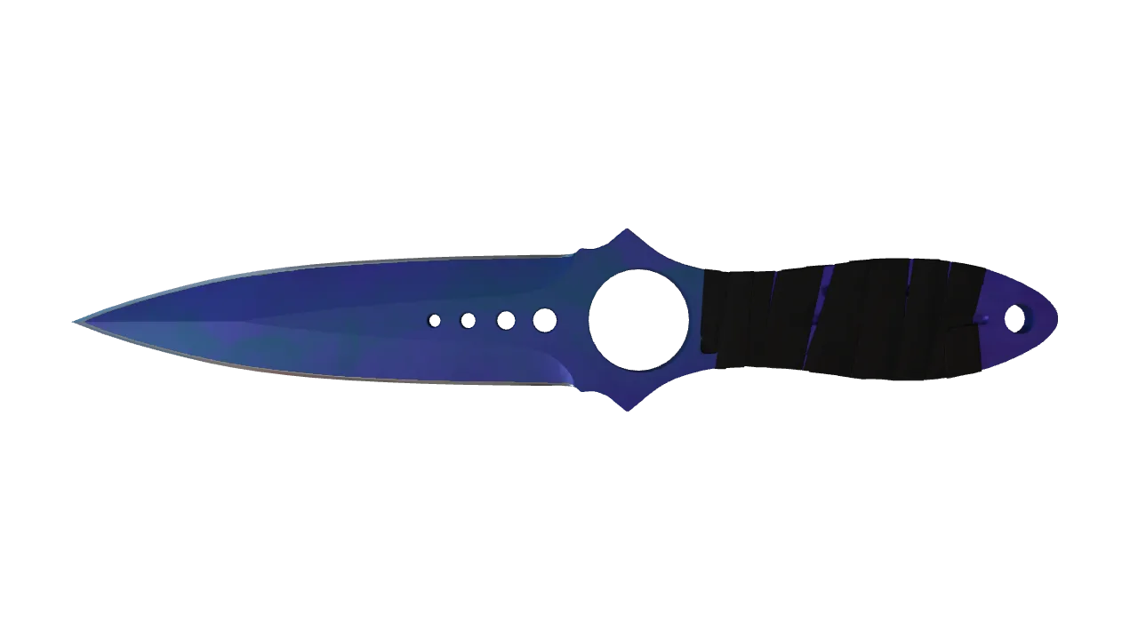 Skeleton Knife | Doppler (Sapphire) seed #330, front