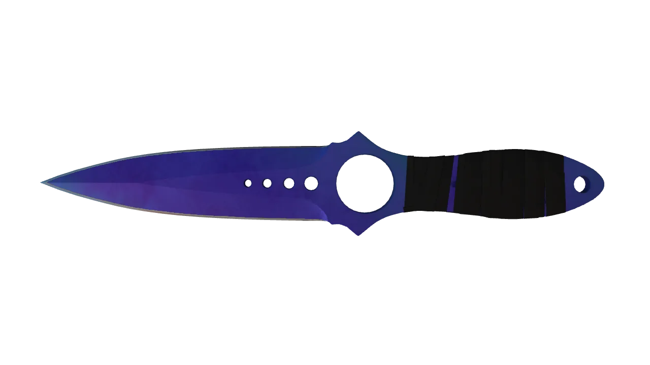 Skeleton Knife | Doppler (Sapphire) seed #346, back
