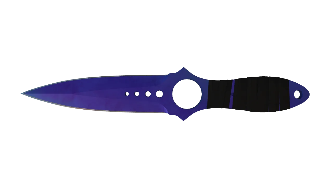 Skeleton Knife | Doppler (Sapphire) seed #350, back