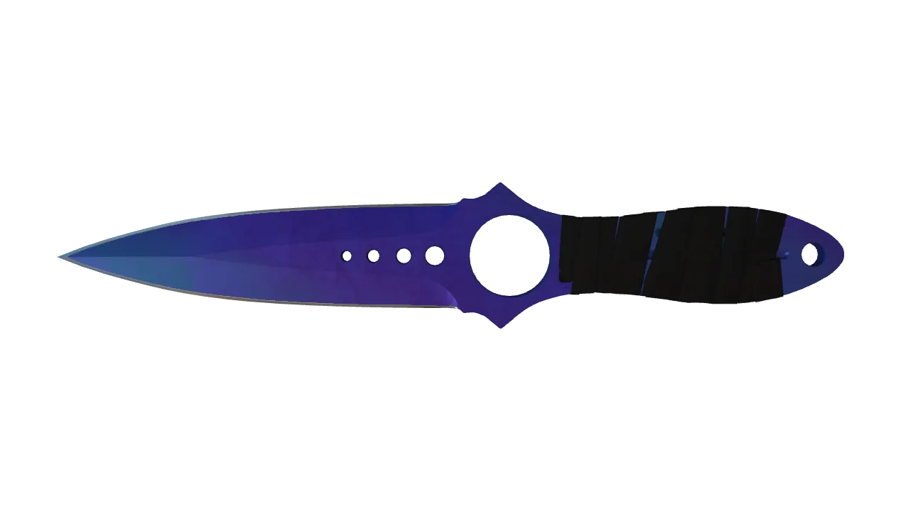 Skeleton Knife | Doppler (Sapphire) seed #367, front