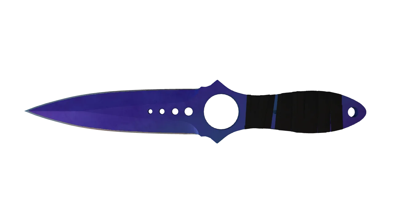 Skeleton Knife | Doppler (Sapphire) seed #375, back