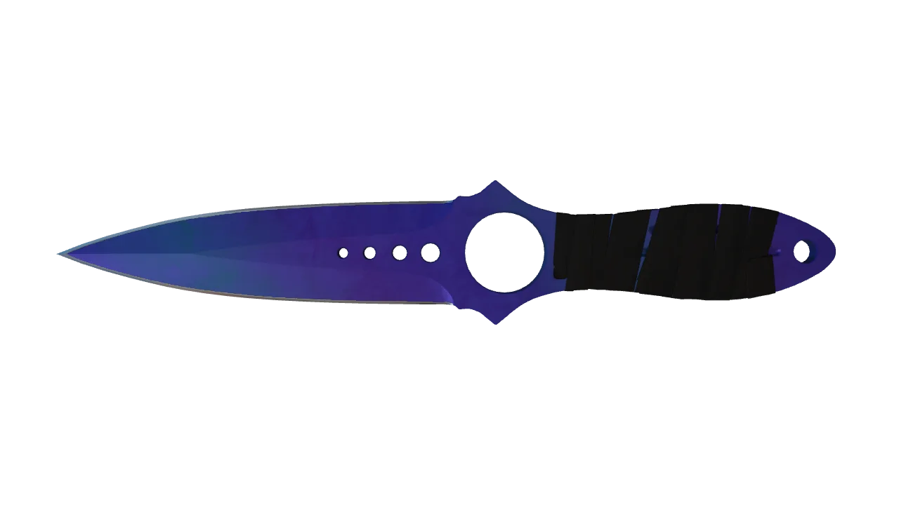 Skeleton Knife | Doppler (Sapphire) seed #38, front