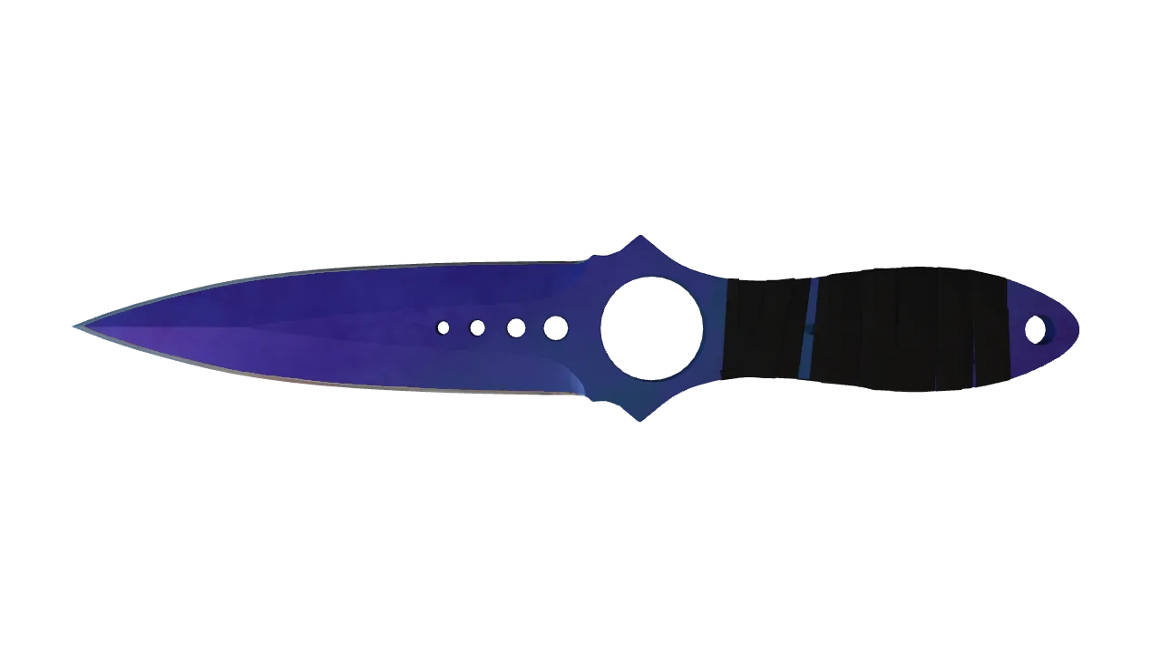 Skeleton Knife | Doppler (Sapphire) seed #401, back