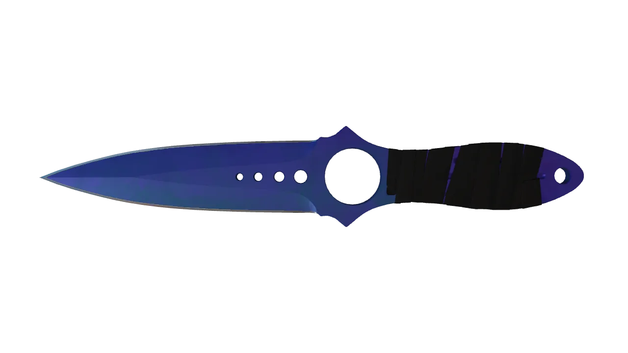 Skeleton Knife | Doppler (Sapphire) seed #403, front