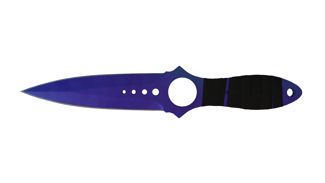 Skeleton Knife | Doppler (Sapphire) seed #405, back