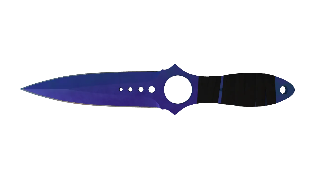 Skeleton Knife | Doppler (Sapphire) seed #407, back