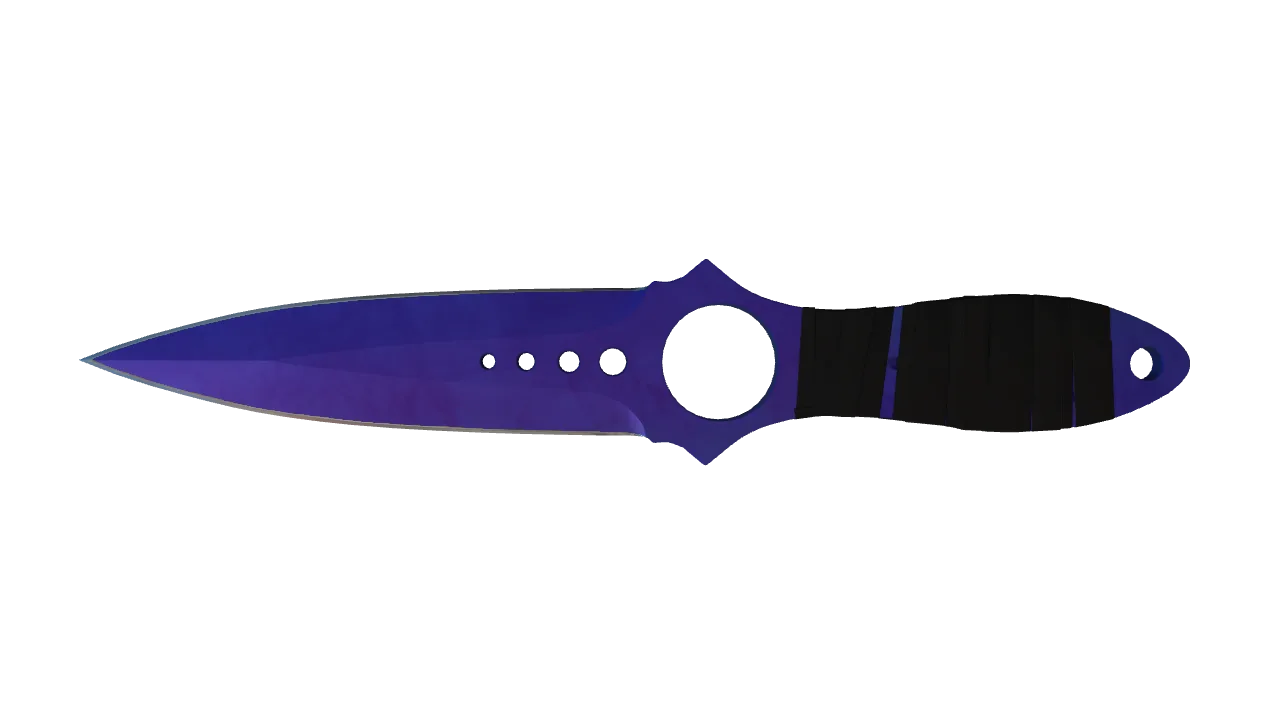 Skeleton Knife | Doppler (Sapphire) seed #417, back