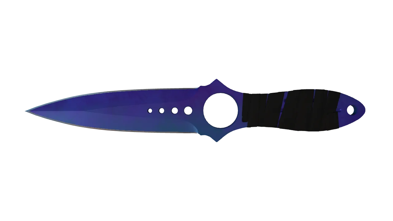 Skeleton Knife | Doppler (Sapphire) seed #420, front