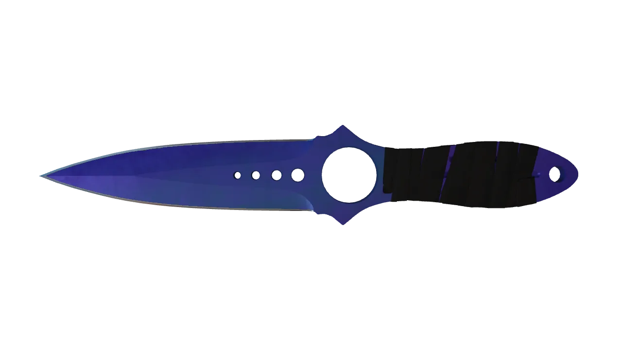 Skeleton Knife | Doppler (Sapphire) seed #428, front