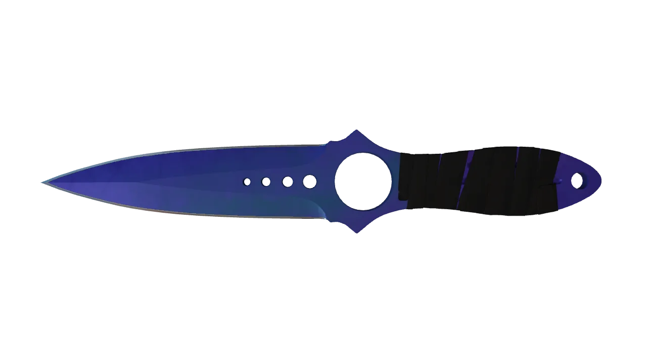Skeleton Knife | Doppler (Sapphire) seed #449, front