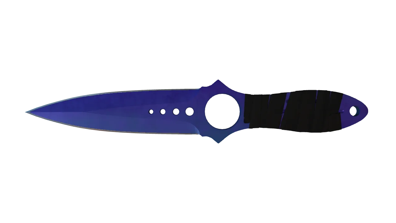 Skeleton Knife | Doppler (Sapphire) seed #468, front