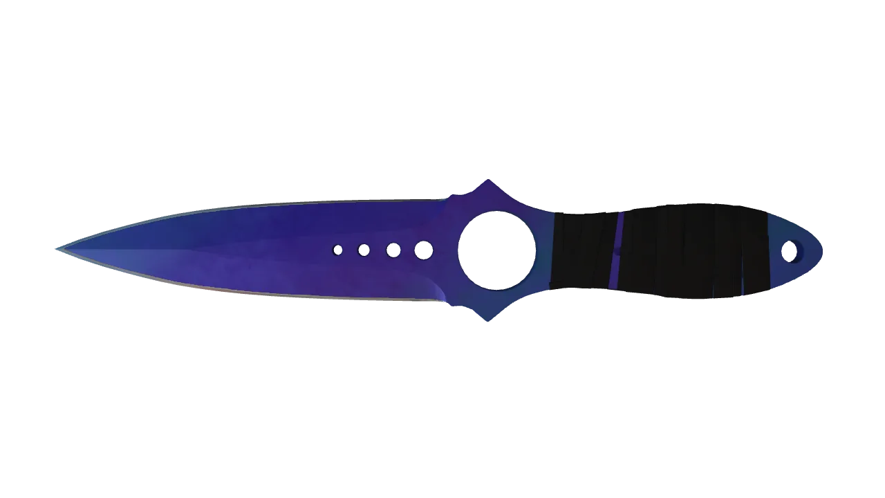 Skeleton Knife | Doppler (Sapphire) seed #469, back