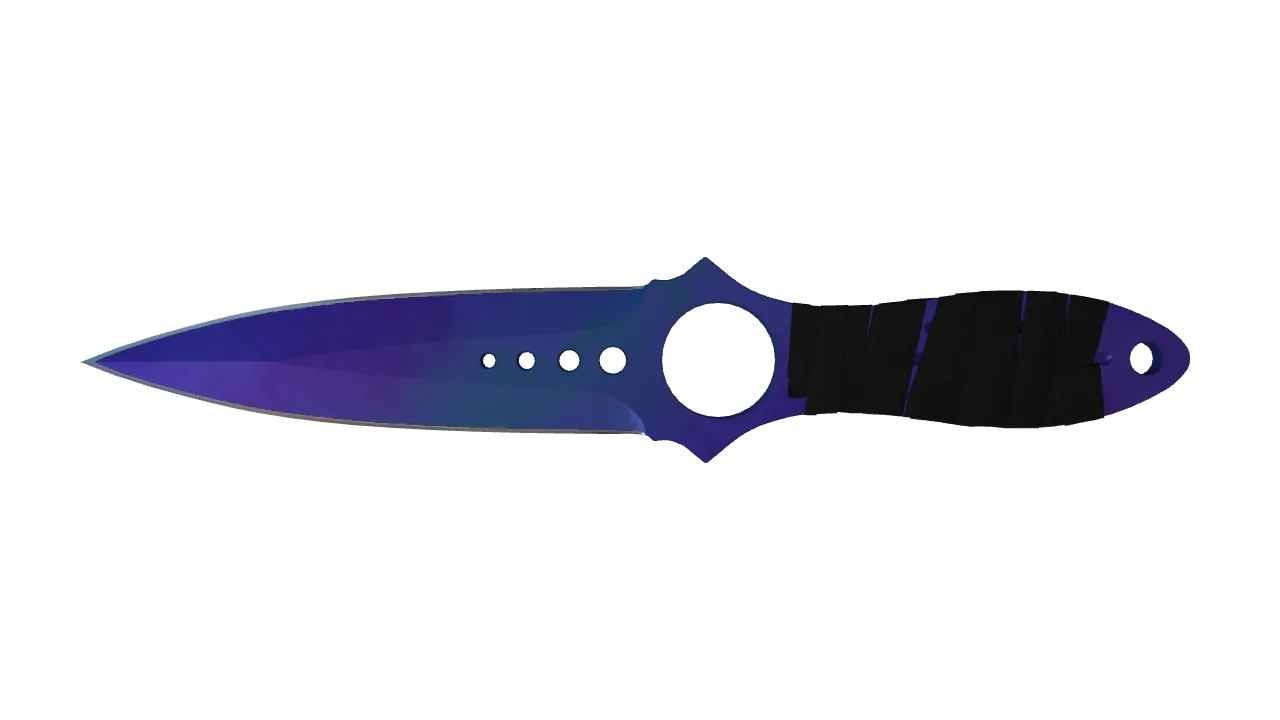 Skeleton Knife | Doppler (Sapphire) seed #469, front