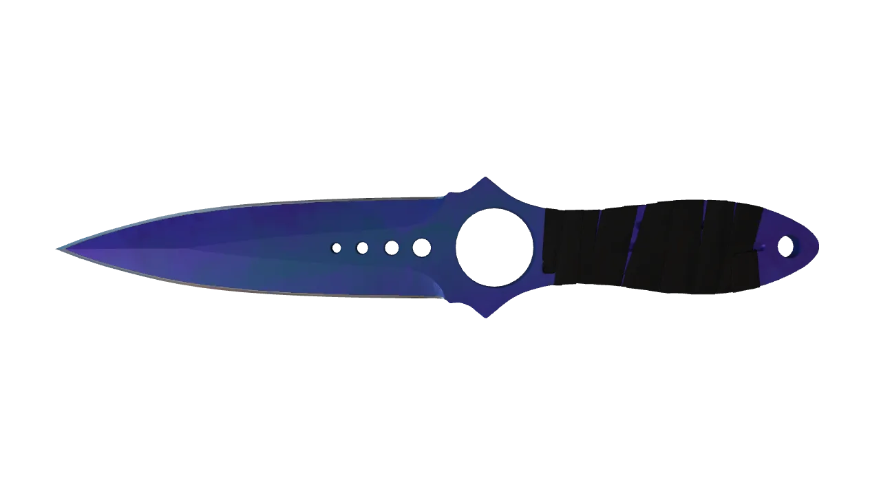 Skeleton Knife | Doppler (Sapphire) seed #476, front