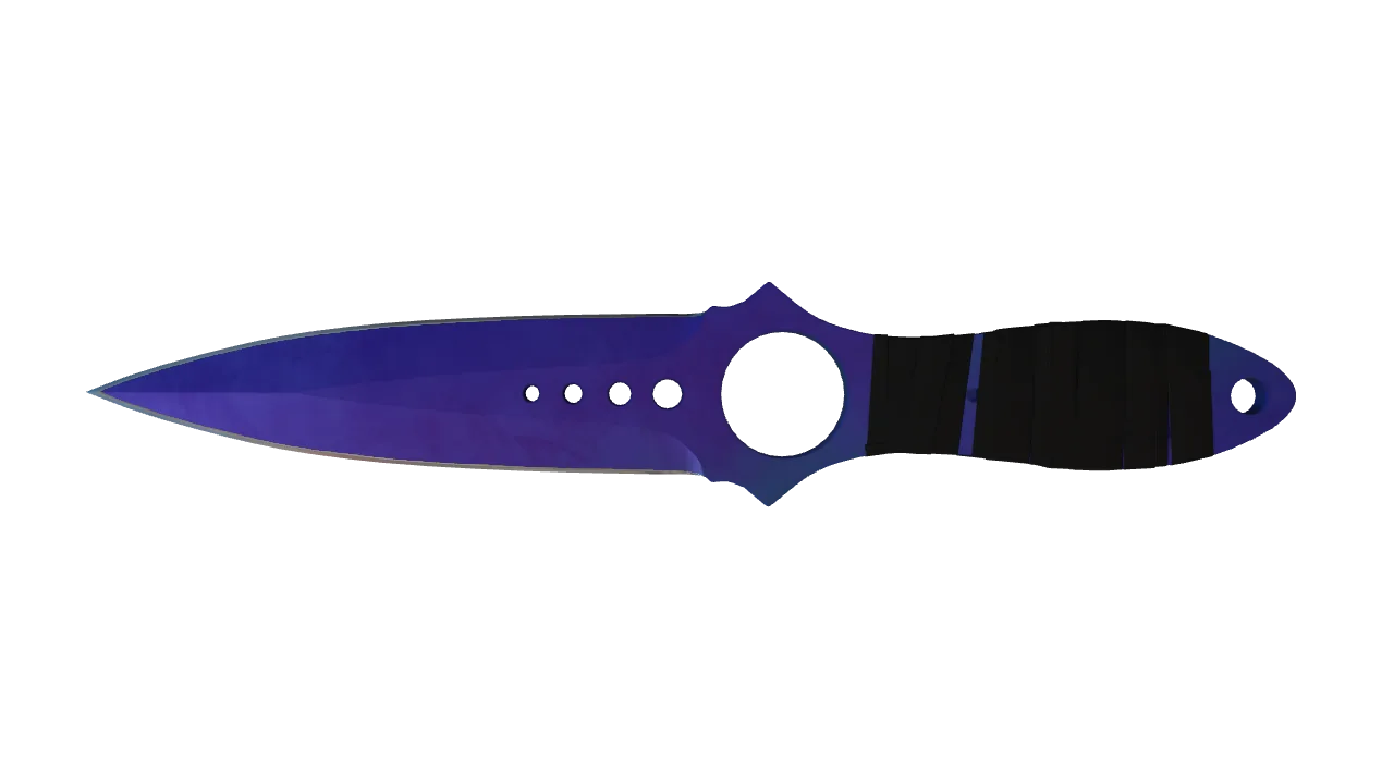 Skeleton Knife | Doppler (Sapphire) seed #497, back
