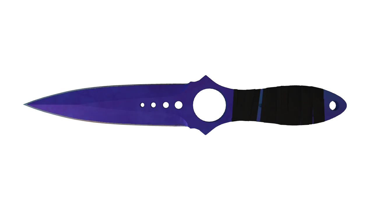 Skeleton Knife | Doppler (Sapphire) seed #550, back
