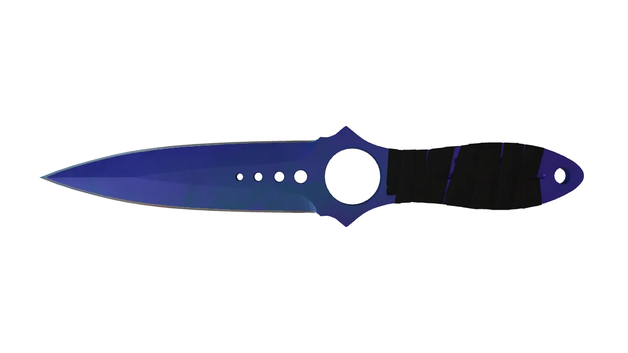 Skeleton Knife | Doppler (Sapphire) seed #550, front