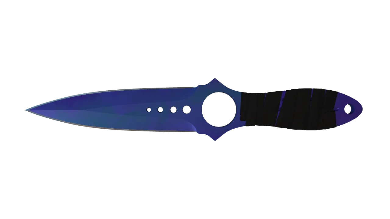 Skeleton Knife | Doppler (Sapphire) seed #557, front