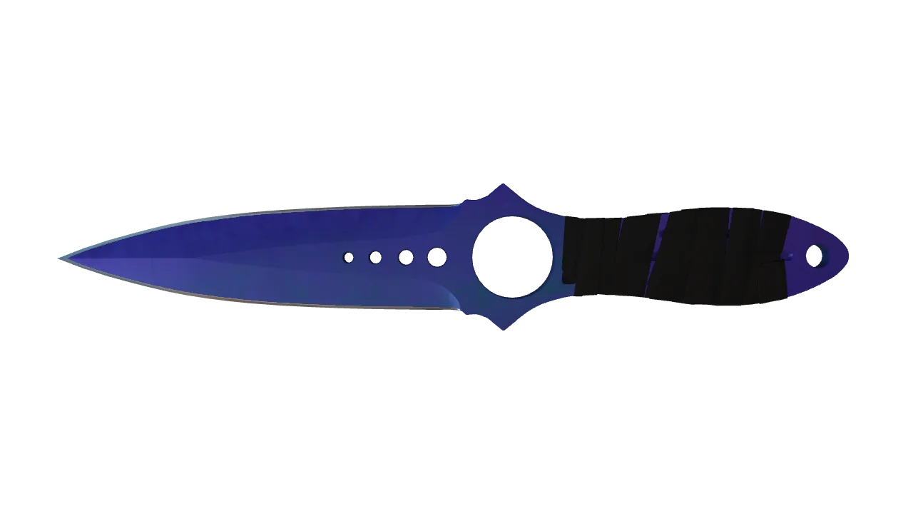 Skeleton Knife | Doppler (Sapphire) seed #576, front