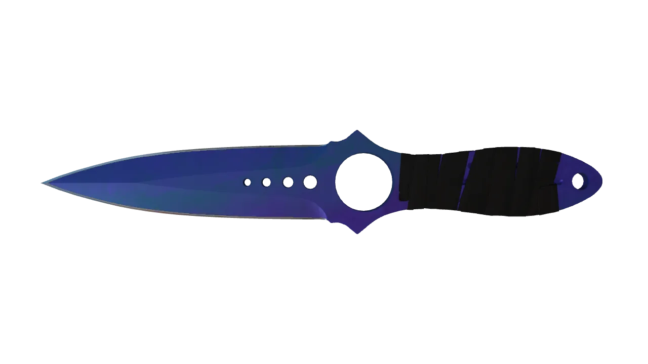 Skeleton Knife | Doppler (Sapphire) seed #577, front