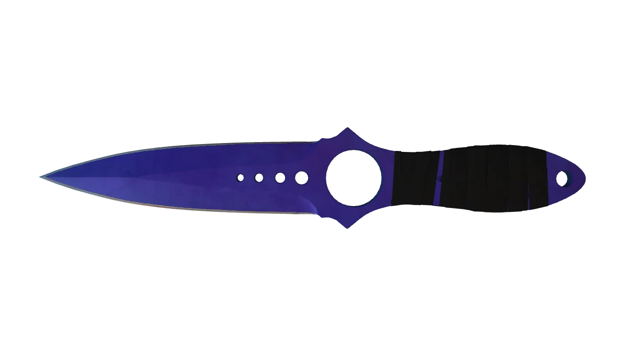 Skeleton Knife | Doppler (Sapphire) seed #578, back