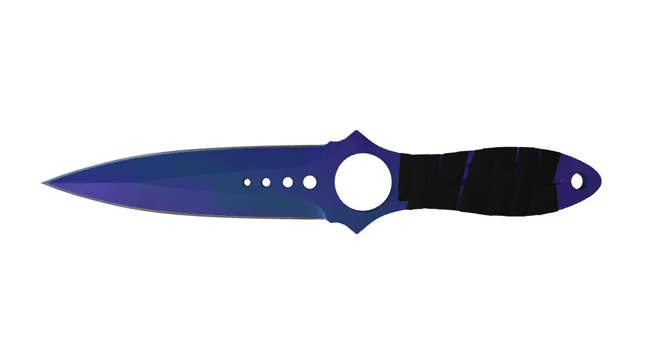 Skeleton Knife | Doppler (Sapphire) seed #578, front