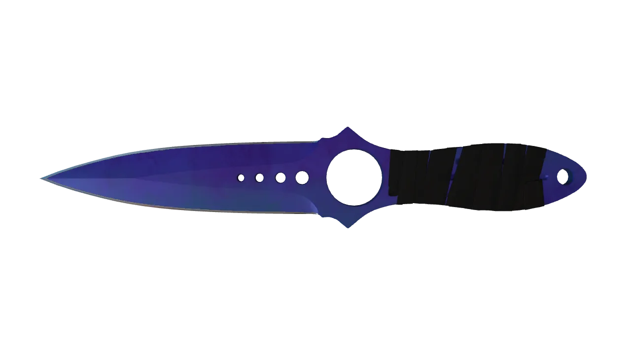 Skeleton Knife | Doppler (Sapphire) seed #609, front