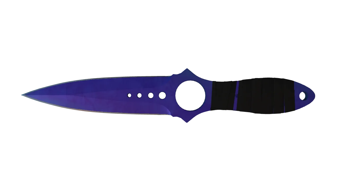 Skeleton Knife | Doppler (Sapphire) seed #615, back