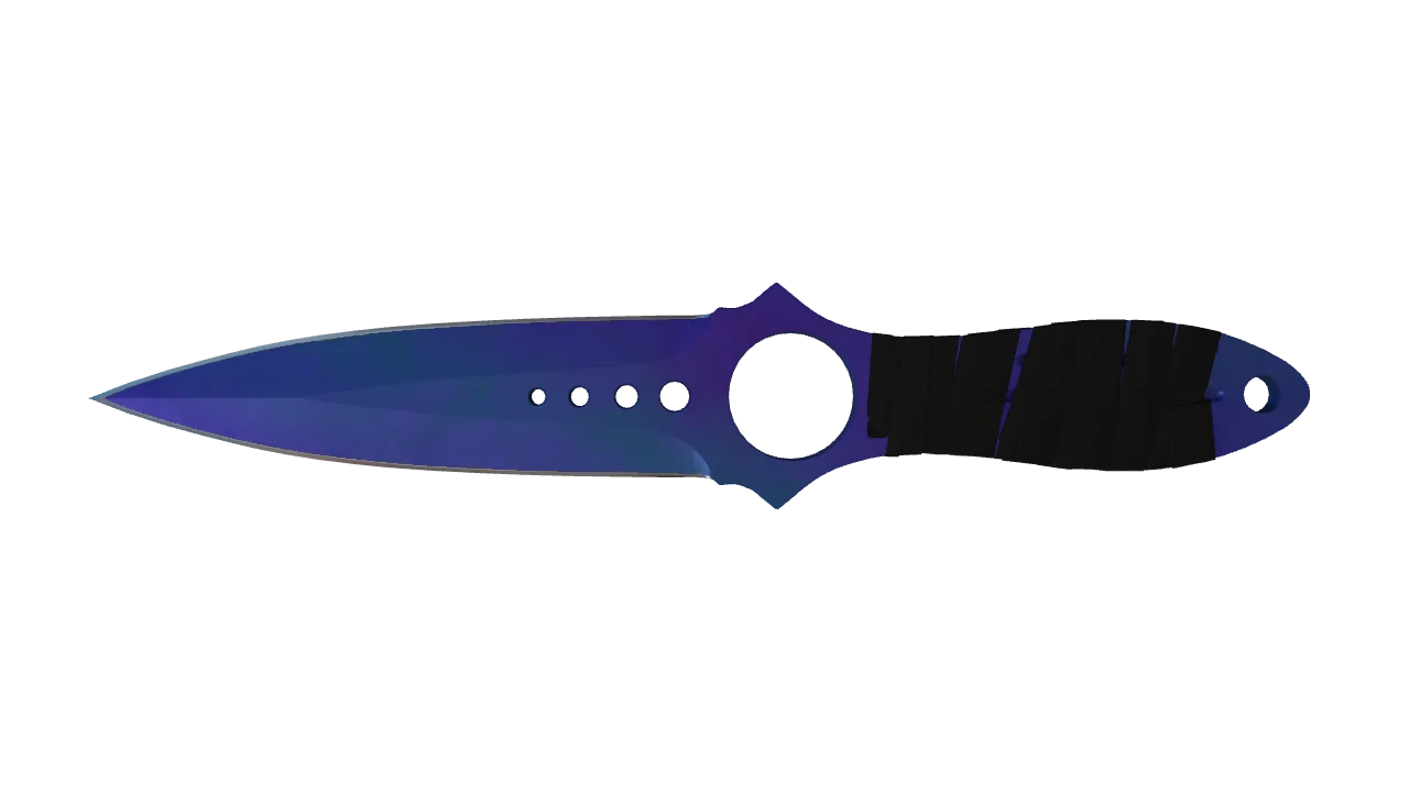 Skeleton Knife | Doppler (Sapphire) seed #620, front