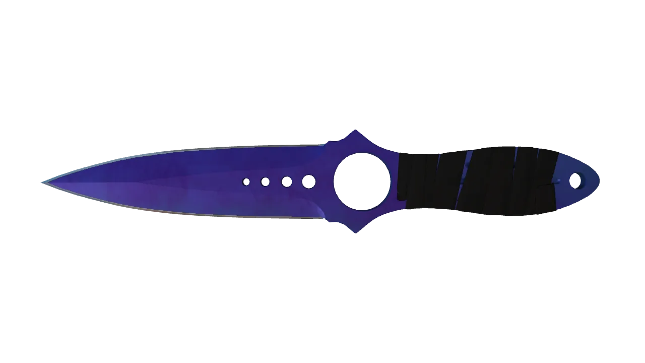 Skeleton Knife | Doppler (Sapphire) seed #622, front