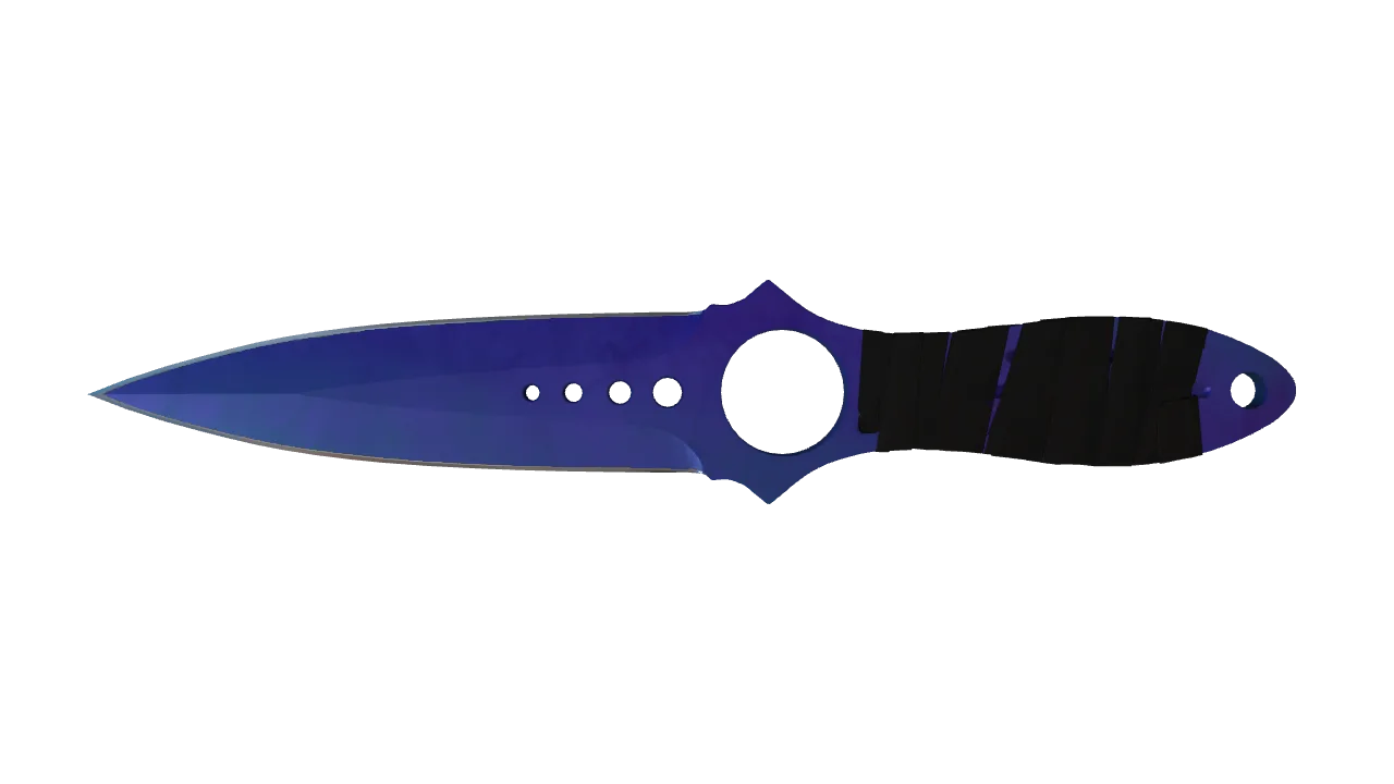 Skeleton Knife | Doppler (Sapphire) seed #628, front