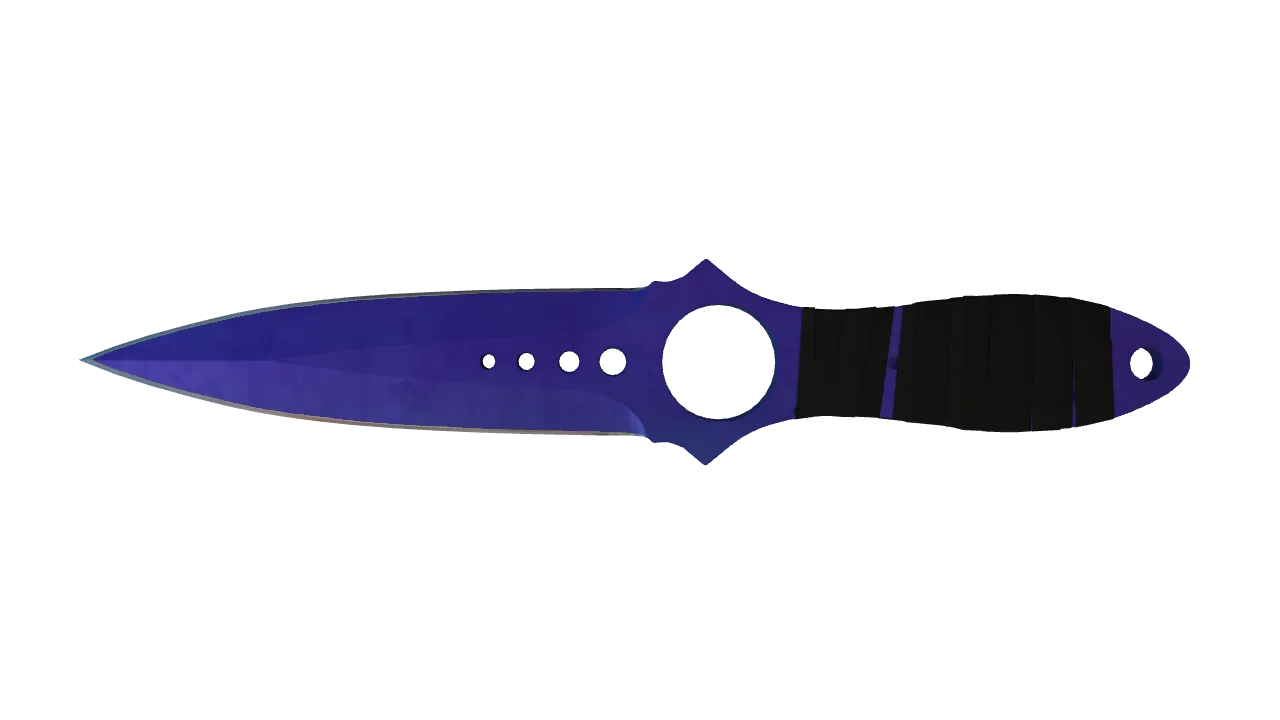 Skeleton Knife | Doppler (Sapphire) seed #636, back